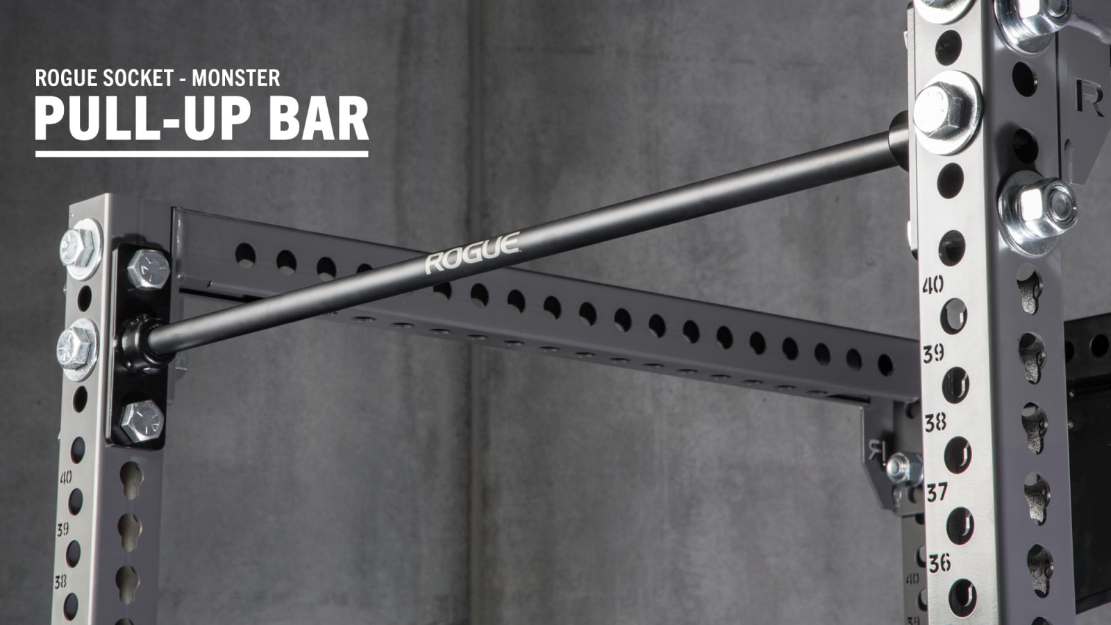 Rogue Monster Socket Pull up Bar Modular Colored Pull Up Bars Rogue Fitness